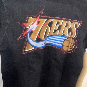 vintage philadelphia 76ers t shirt